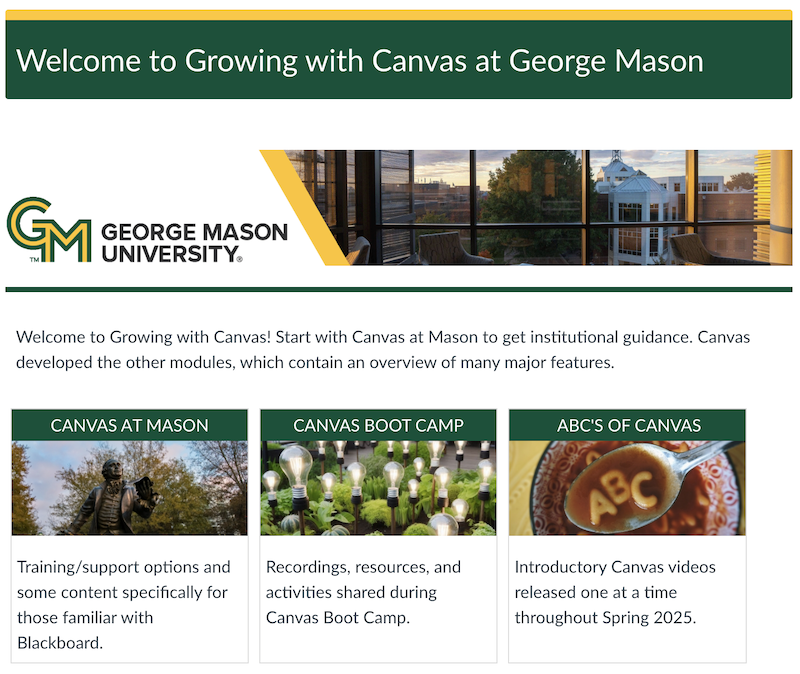 Growing Canvas course